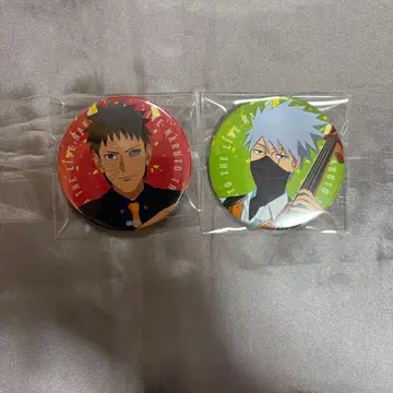 NARUTO 하타케 카카시 우치하 오비토 나루라이 라이브 캔뱃지