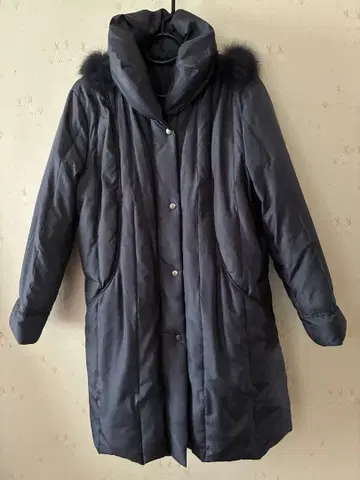 산 아논 후드 퍼 다운 코트 LL 빅 사이즈