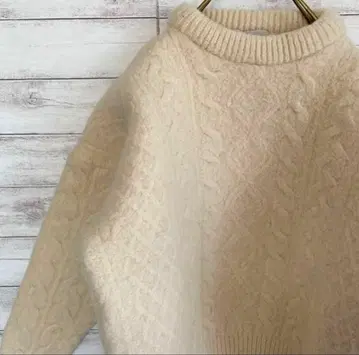 피셔맨 아일랜드제 케이블 니트