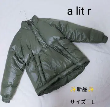 새상품 a lit r 리틀 풀오버 다운 자켓 사이즈 L