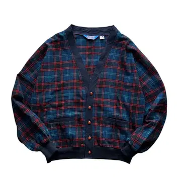 USA제 80's PENDLETON 펜들턴 가디건 L 체크