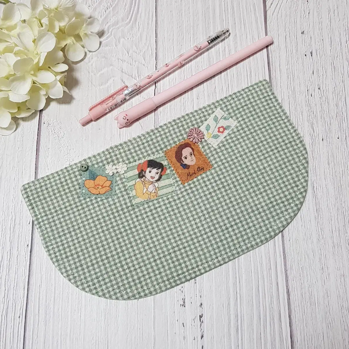 Anne of Green Gables Handmade Multi-purpose Mini Mat (Green) #핸드메이드,#빨간머리앤 ,#빨강머리앤,#책상매트,#다꾸매트 on Bunjang Global Site., image size:1200x1200