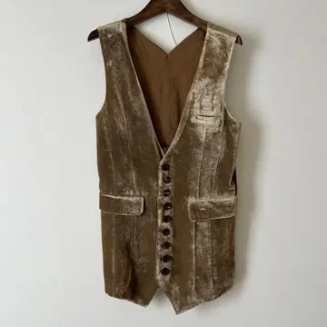 올리브 그린 벨벳 베스트