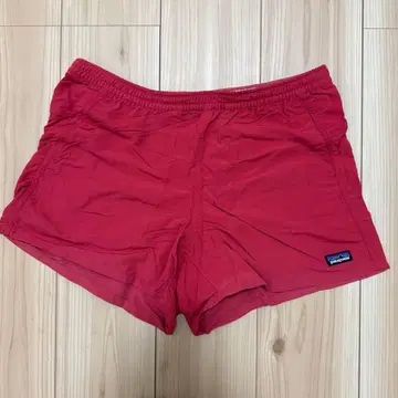 patagonia 레드 숏팬츠 S