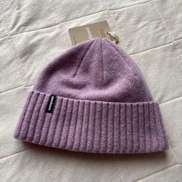 [ 미사용 새상품 ] 파타고니아/브로데오 니트 모자/연보라