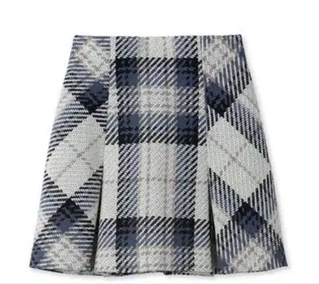 SNIDEL 로빙 체크 미니 스커트