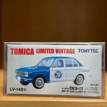 토미카 리미티드 빈티지 토요타 코롤라 1100 4도어 세단 JAF