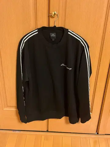 아르마니 익스체인지 블랙 트레이닝복