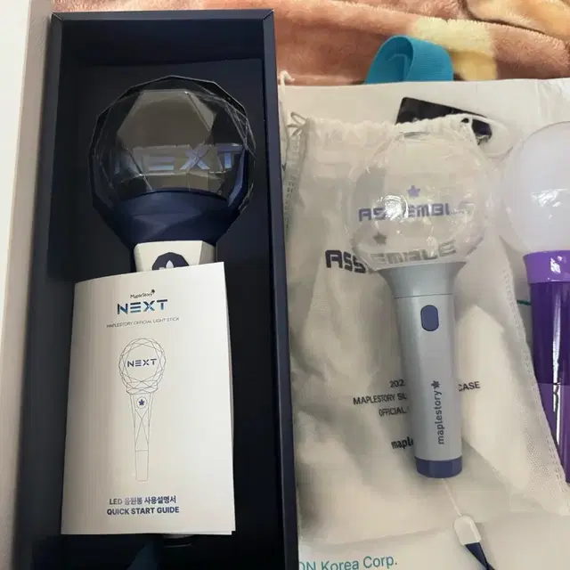 메이플스토리 행사및 쇼케이스 응원봉 굿즈 팝니다.