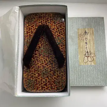 남성용 쓰가루 칠 나막신 미사용 새상품