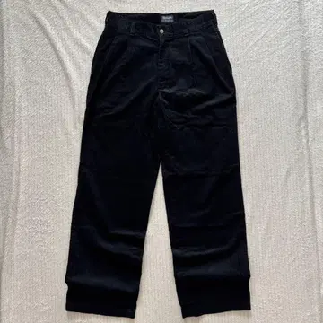 90s~ Wrangler 2턱 와이드 코듀로이 팬츠 슬랙스 블랙