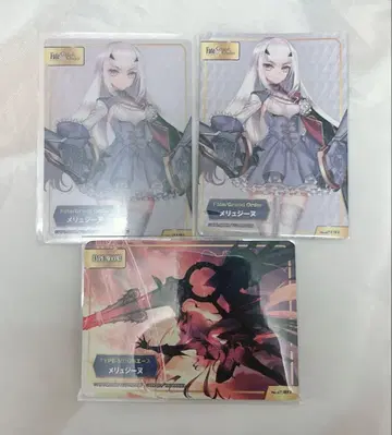 FGO 애니메이트 A.B-T.C 클리어 카드 멜뤼진 3장 세트