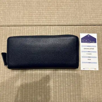 2 천연 가죽 블랙 장지갑