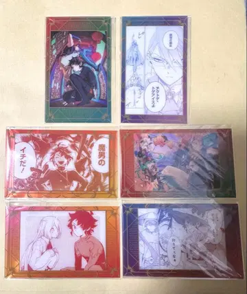 마남의 이치 클리어 시트 6장 이치 데스카라스 클리어 카드 컬러