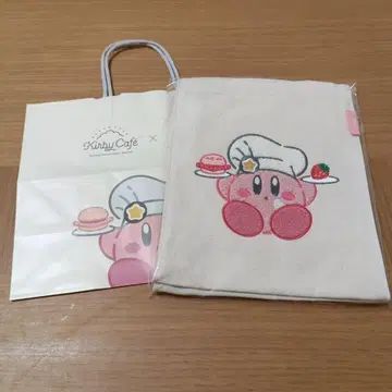 커비의 스트로베리 버거 스퀘어 토트백 + 덤