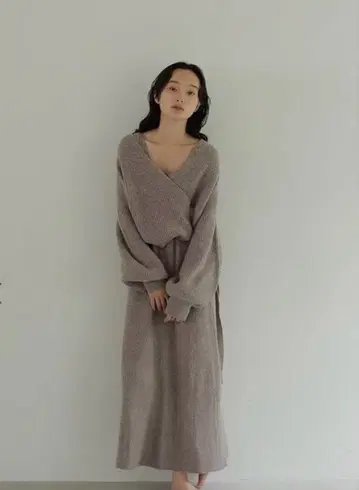 CASA FLINE 카슈쿨 가디건 세트 드레스