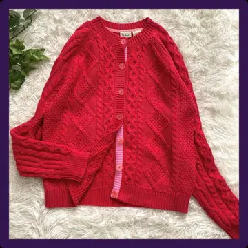 무료배송 L.L.Bean 아란  니트 가디건