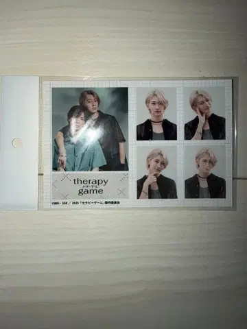 테라피 게임 증명사진풍 씰 산토 NAOYA