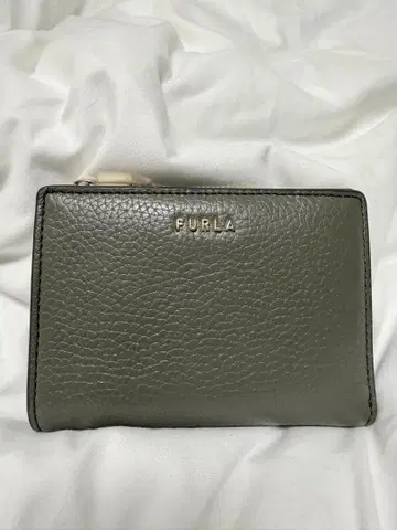 FURLA 카키 그레이 접이식 지갑