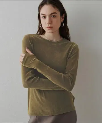 DrawingNumbers 플로키 튤 티셔츠 카키 윔 가젯