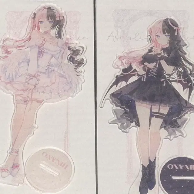 코미케 말슈붕 타야님 ㅌㅇ님 히나노 악마 천사 아크릴스탠드 세트