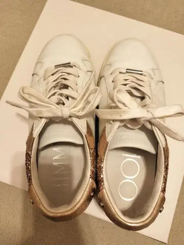 JIMMY CHOO 글리터 스니커즈