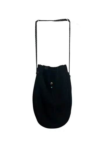 [ 새상품급 ] Goro's 고로즈 콘초 달린 복조리 숄더백 L 블랙