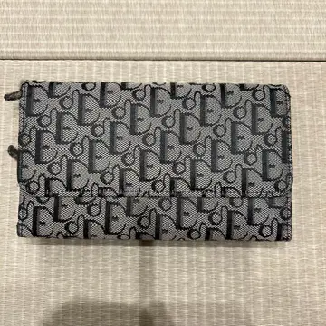 3 로고 장지갑 블랙/화이트