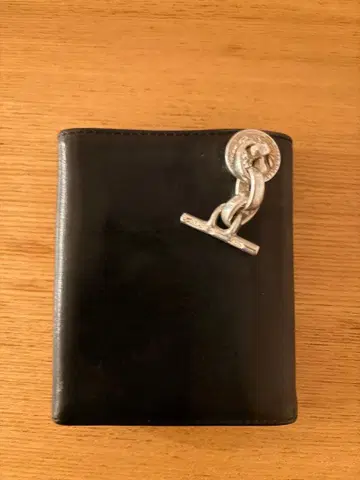 빌월 가죽 BWL 트리플 폴드 지갑 T 바