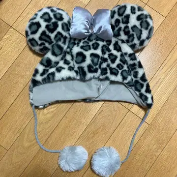 도쿄 디즈니 리조트 레오파드 무늬 모자