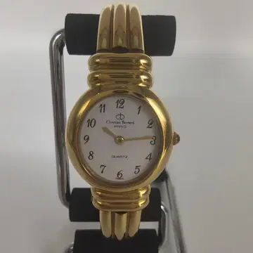 Christian Bernard 골드 여성용 워치 작동품