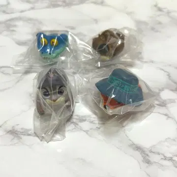 주토피아2 가챠 패션 반지 4개 세트