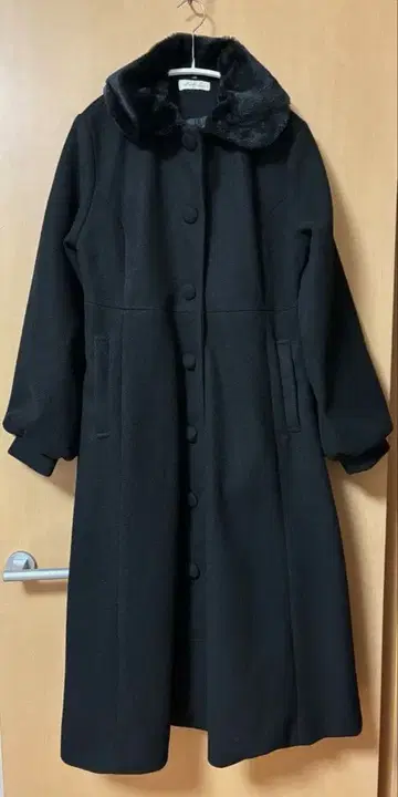 아오키 미사코 시마무라 콜라보 리본 코트 M 블랙 시마미사