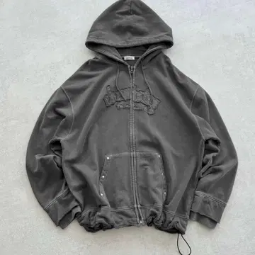 sedacle 피그먼트 가공 지퍼 후드티 피그먼트 가공 맨투맨