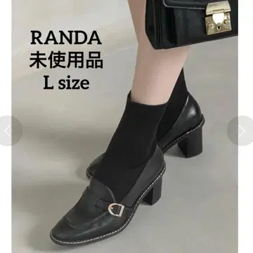 RANDA 란다 스트레치 삭스 앵클부츠 L 24.5 24.0