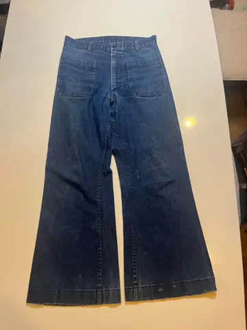 부츠컷 데님 31R 다크 블루