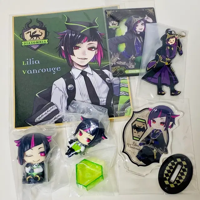 디즈니 트위스테 릴리아 스와라세타이 어깨쿵 피규어 이치방쿠지 아크릴스탠드