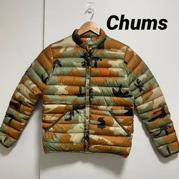 CHUMS 카모플라쥬 다운 자켓 L