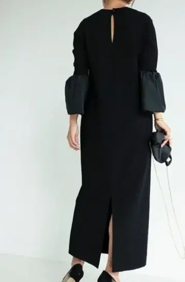 Demi-Luxe BEAMS / 블랙 니트 드레스 36 사이즈