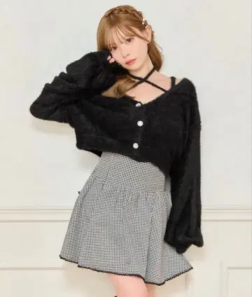 apres jour 샤기 니트 앙상블