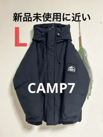 컨디션 최상 CAMP7 SYMPATEX 블랙 다운 자켓 L 사이즈 남성용
