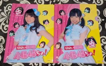 초레어! AKB48 오시마 유코 & 와타나베 마유 클리어 파일 2세트