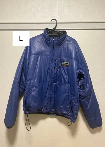 다운 자켓 다운 블루종 나일론 블루종 SEQUEL 보라색 파랑 구제 의류