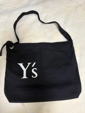 Y's 숄더백 캔버스 블랙