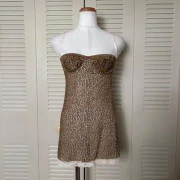 D&G 레오파드 레이스 원피스 해외 걸 레어 빈티지 90s