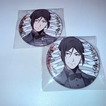 흑집사 BLACK LABEL 캔뱃지 세바스찬 2점