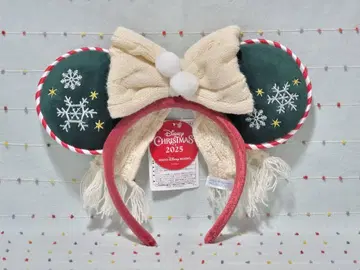 미사용 크리스마스2025 머리띠 도쿄 디즈니 리조트