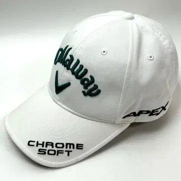 미사용 Callaway 캘러웨이 캡 모자 화이트 M447