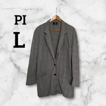 PI 그레이 체크 무늬 자켓 [ L ]