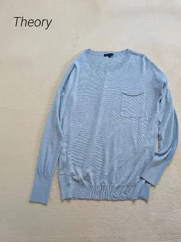 띠어리 코튼 스웨터 S 익명 배송 당일 발송